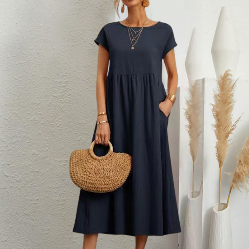 Sleeveless A-line Summer Dress for Women