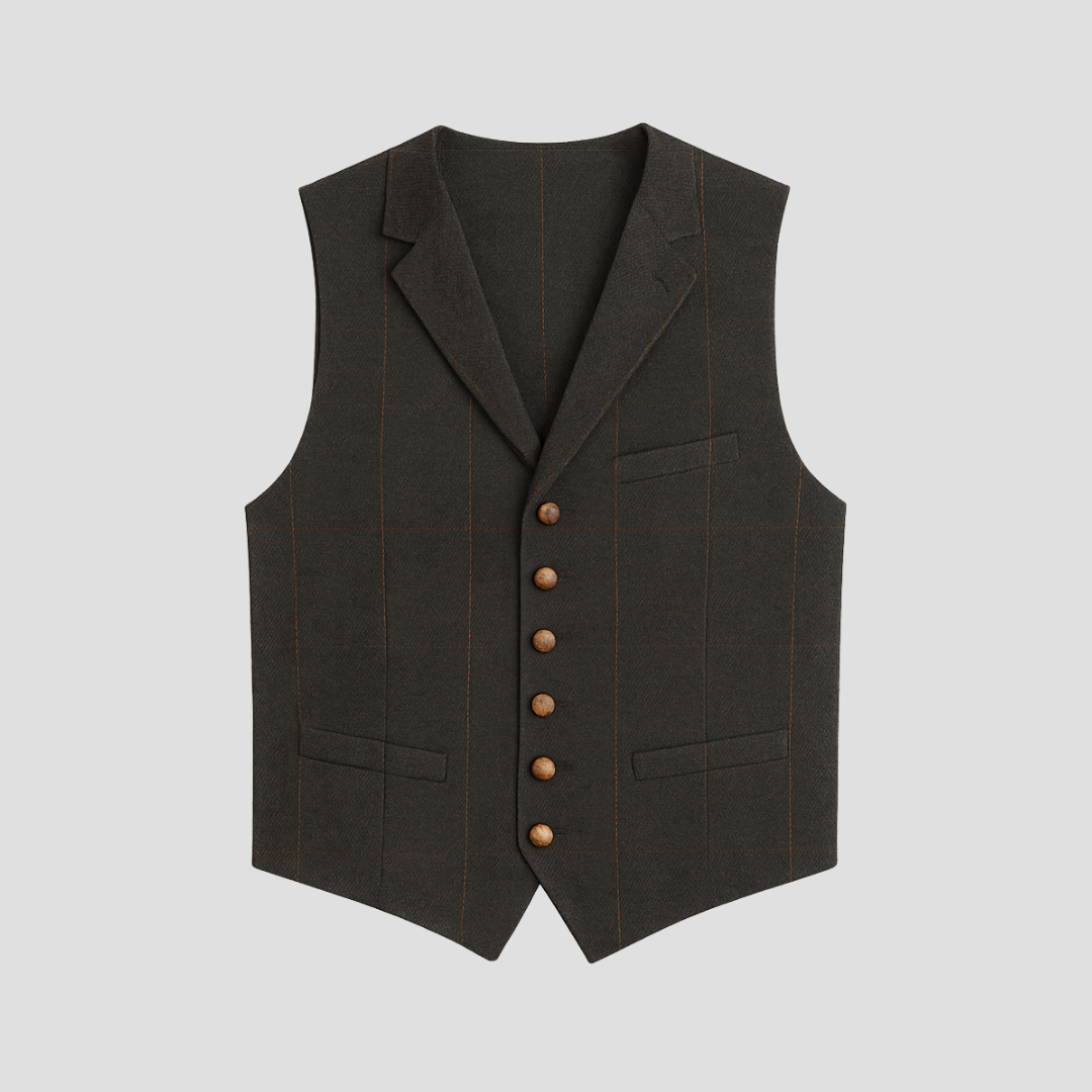Sleeveless Dress Vest - Versatile Elegance Men