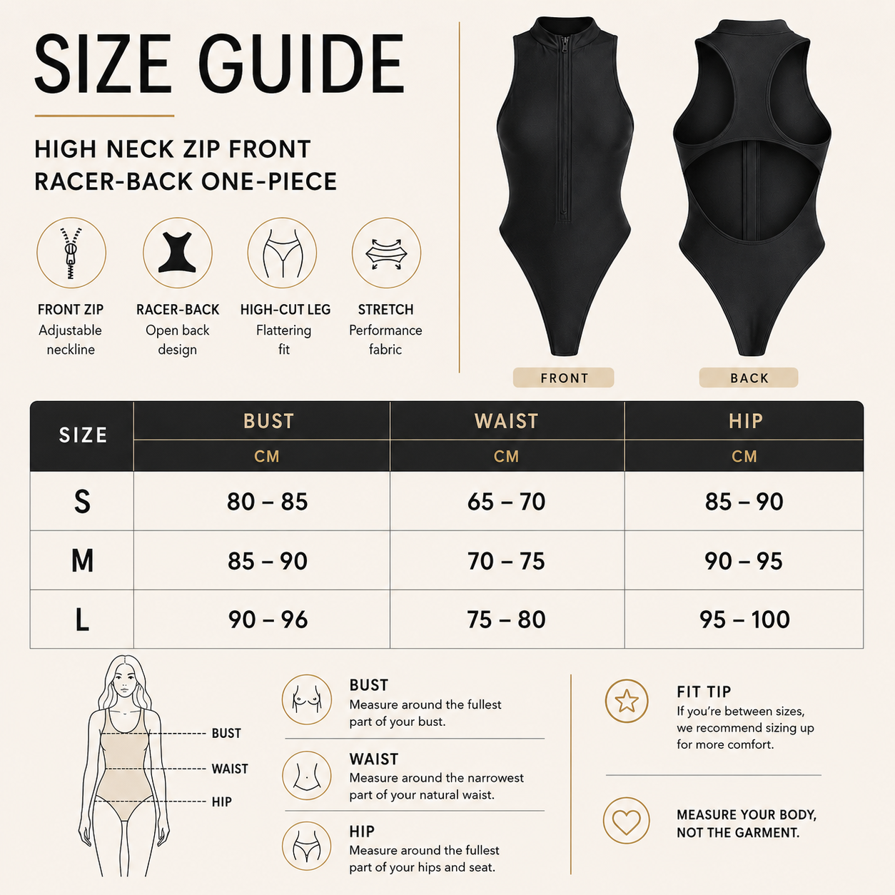Sleeveless One Piece Swimsuit