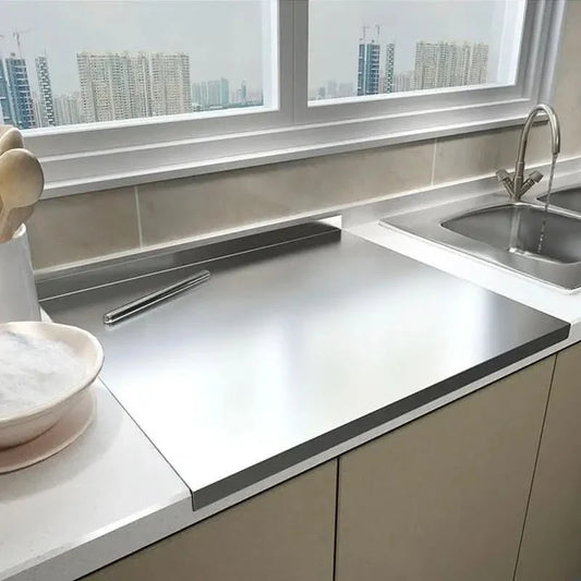 SliceGrip Stainless Steel Cutting Board with Spill Guard