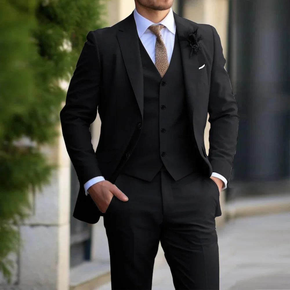 Slim Fit 3-Piece Formal Suit Set