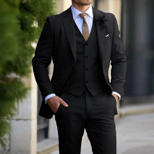 Slim Fit 3-Piece Formal Suit Set