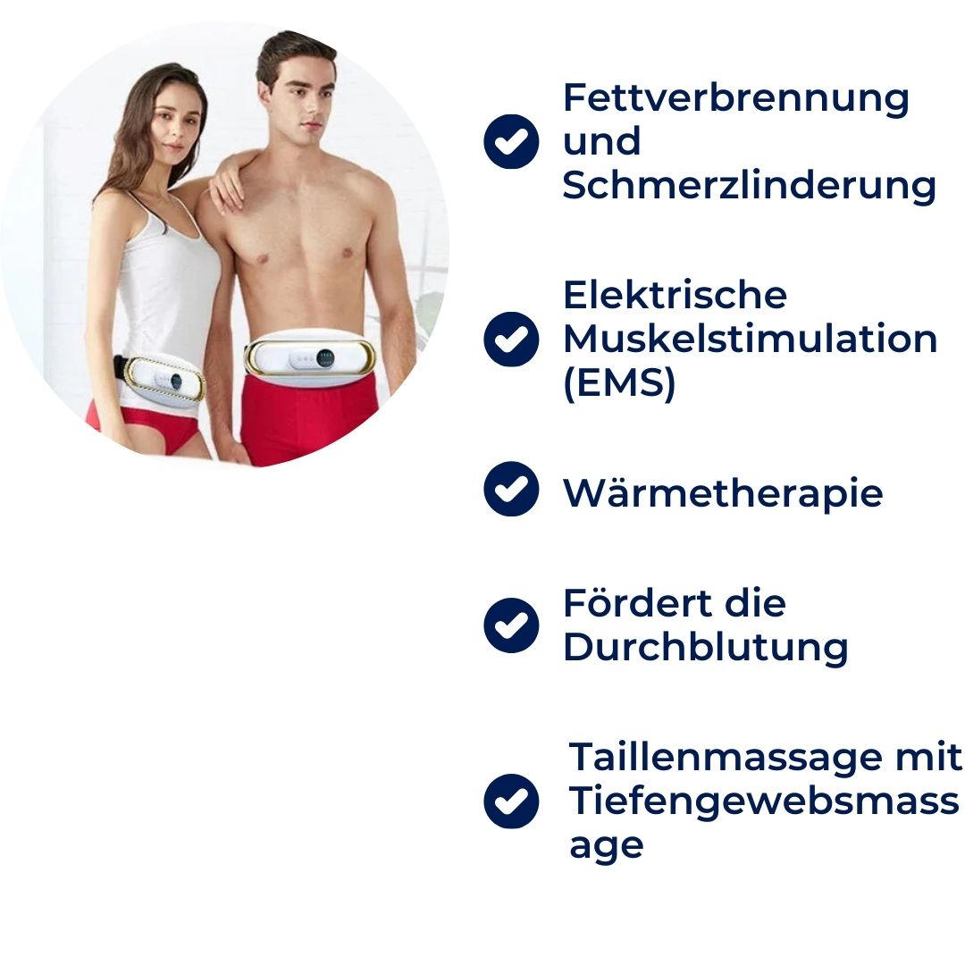 SlimKern Belly Fat Burner – Slim Belt with EMS & Heat