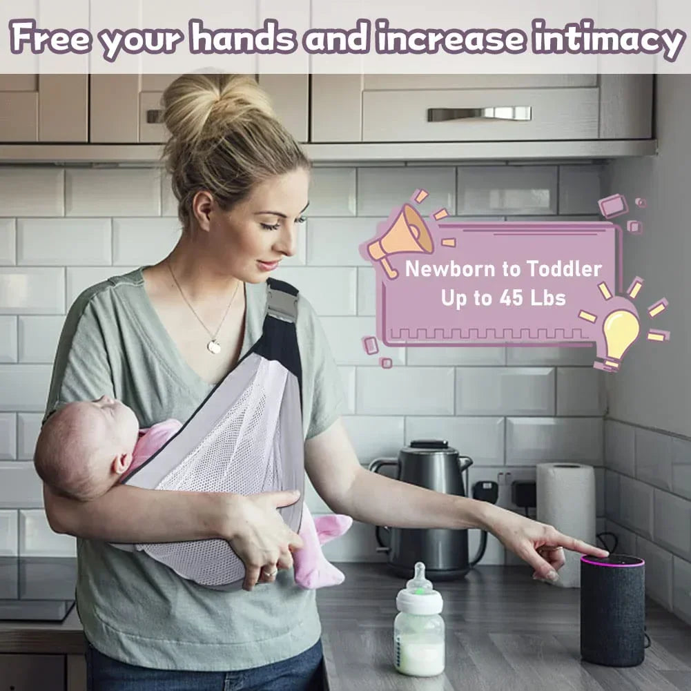 SlingCarrier: Breathable Baby Carrier