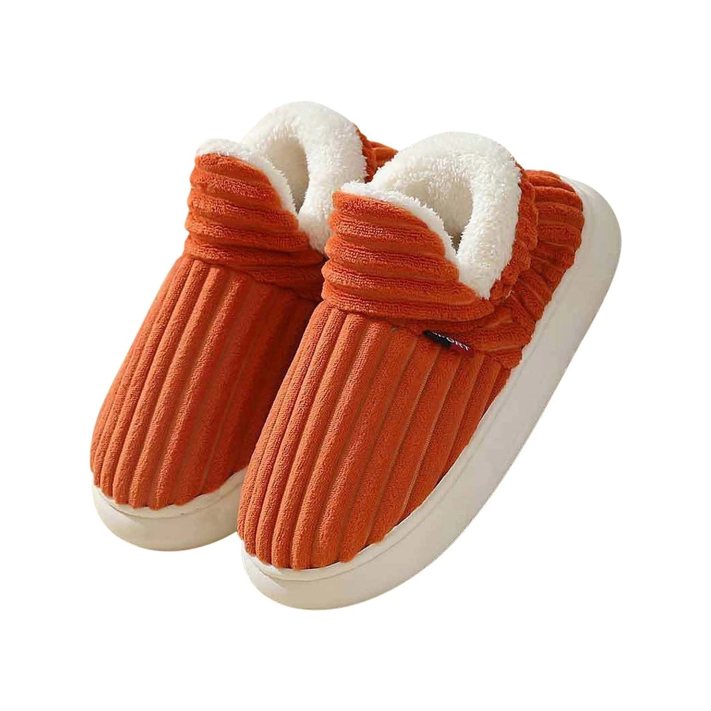 Slippers with soft lining and non-slip sole