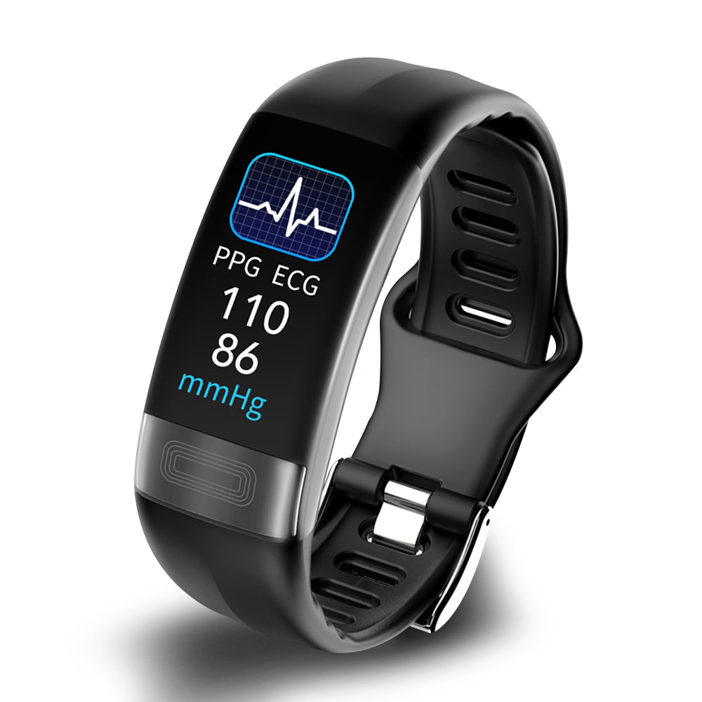 Smart Health Bracelet | Blood Pressure, ECG, SpO2, Sleep | Multiple Colors