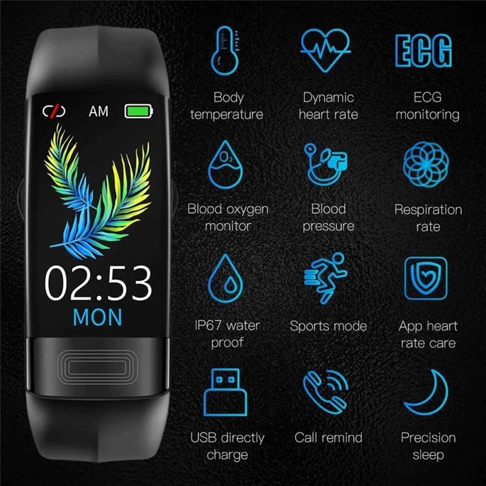 Smartwatch | Blood Pressure and ECG Monitoring | Heart Rate Measurement | VitalBand