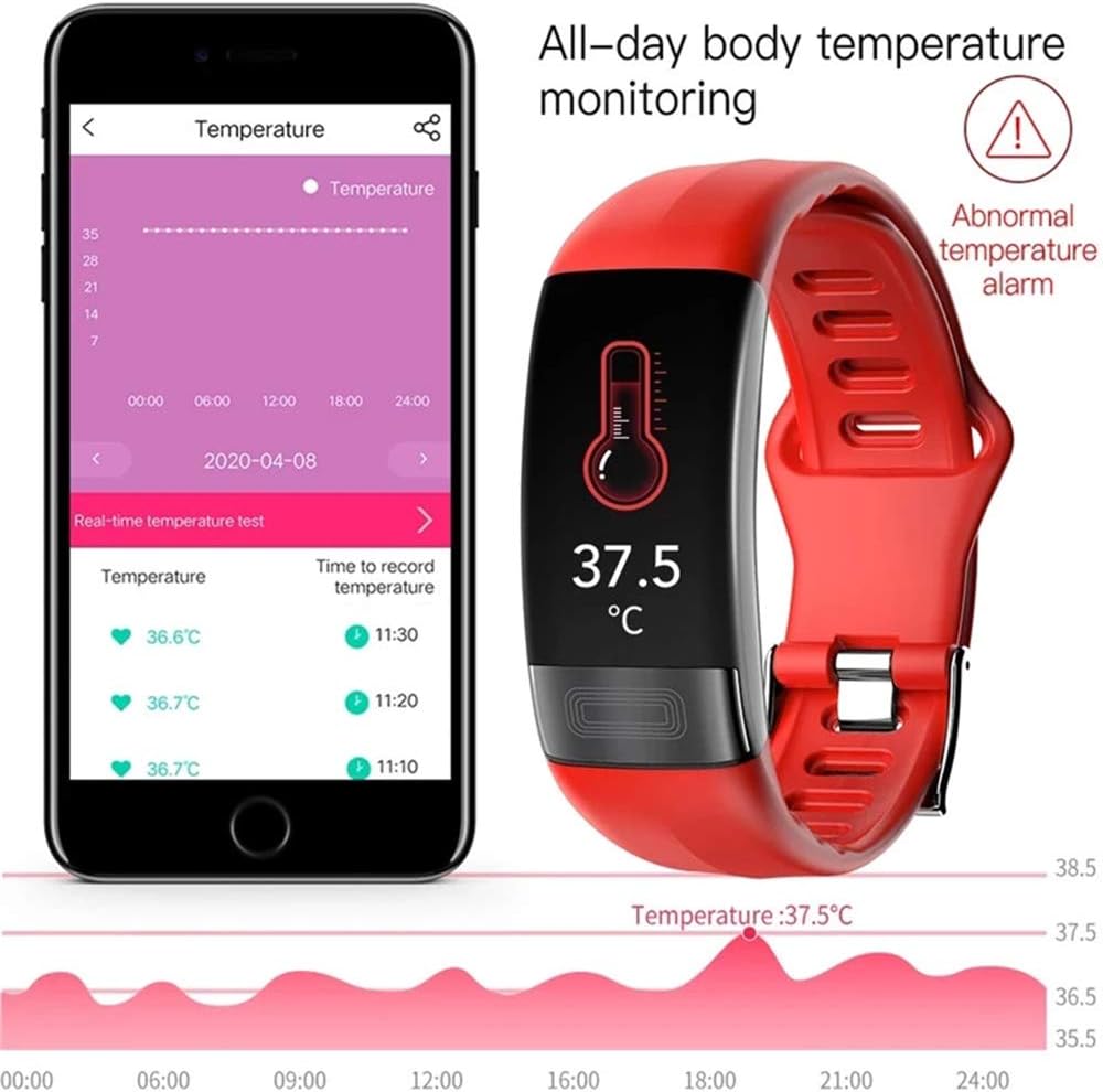 Smartwatch | Blood Pressure and ECG Monitoring | Heart Rate Measurement | VitalBand