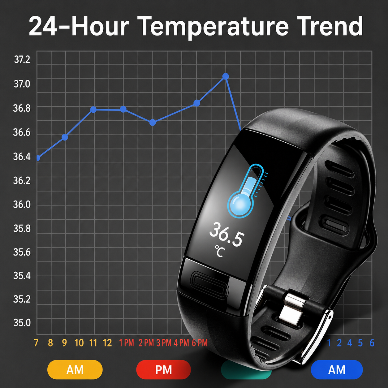 Smartwatch | Health Measurement | ECG, Blood Pressure & Sleep Tracking