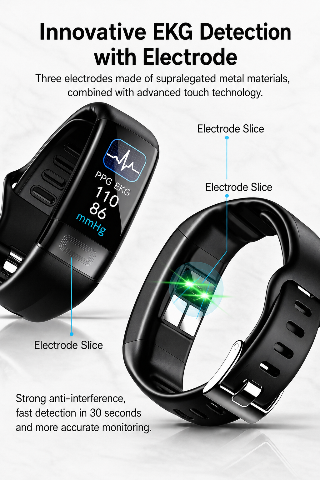 Smartwatch | Health Measurement | ECG, Blood Pressure & Sleep Tracking