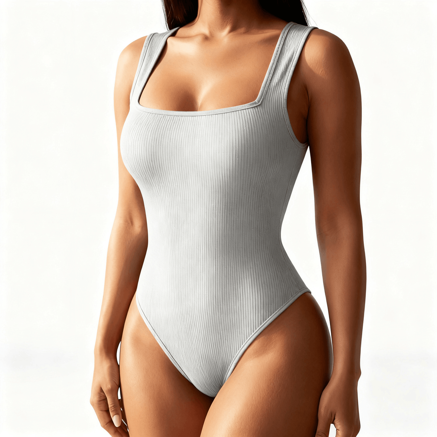 Snatched Square Neck Bodysuit for Everyday Layering
