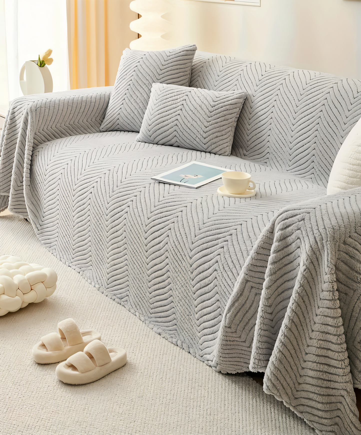Sofa Cover – Non-Slip Pet-Friendly Couch Protector