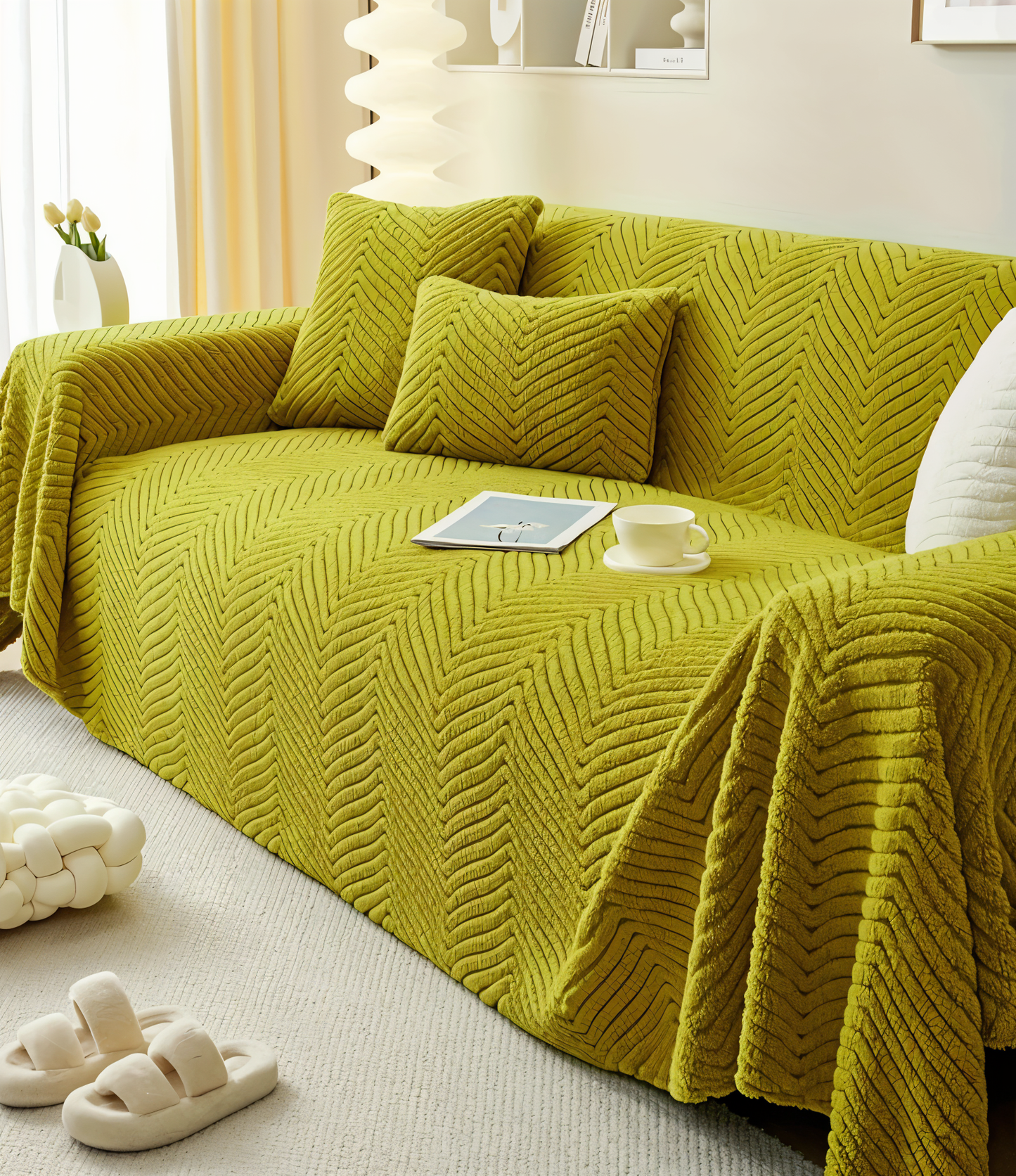 Sofa Cover – Non-Slip Pet-Friendly Couch Protector
