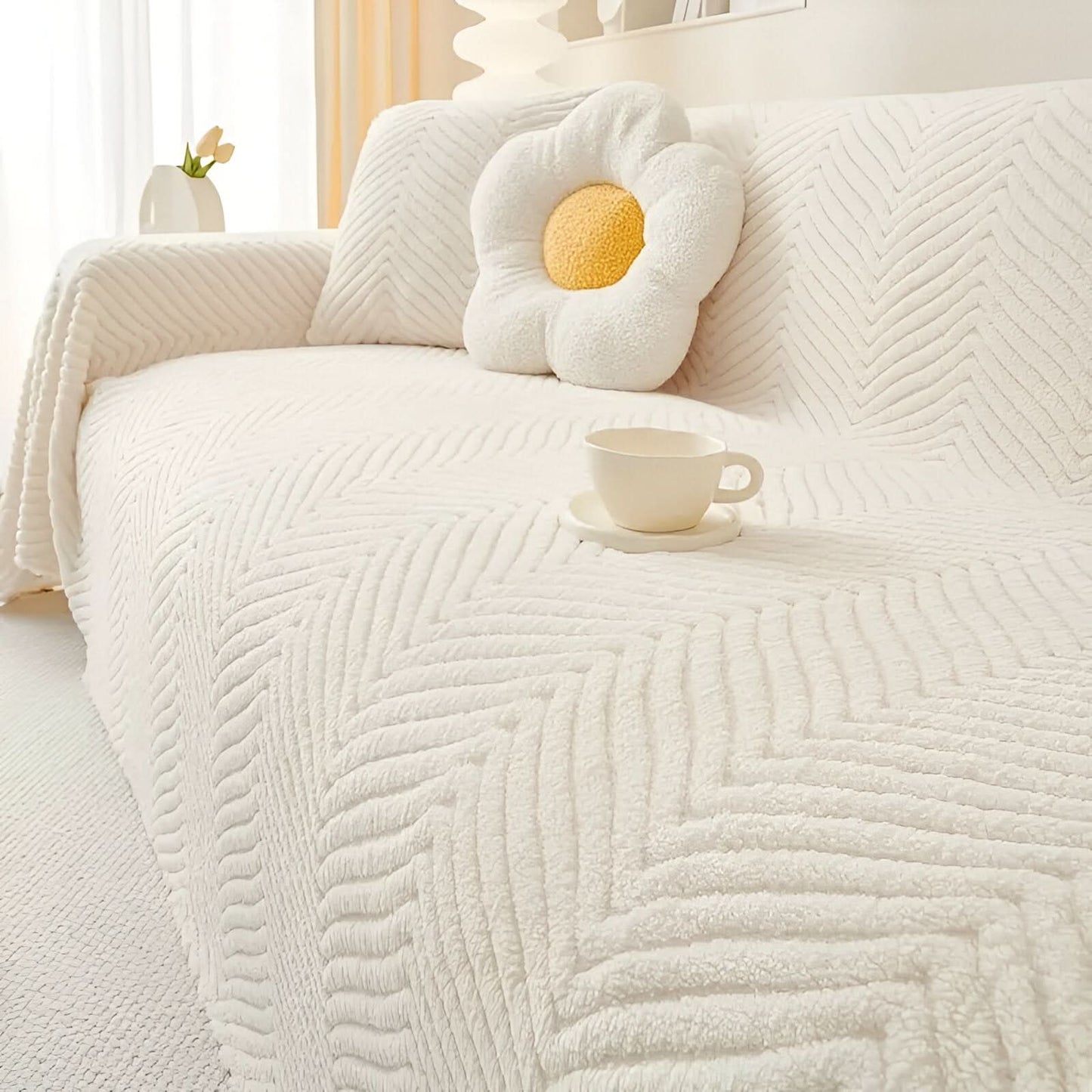 Sofa Cover – Non-Slip Pet-Friendly Couch Protector