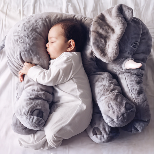 Soft Elephant Cuddle Pillow for Babies and Children