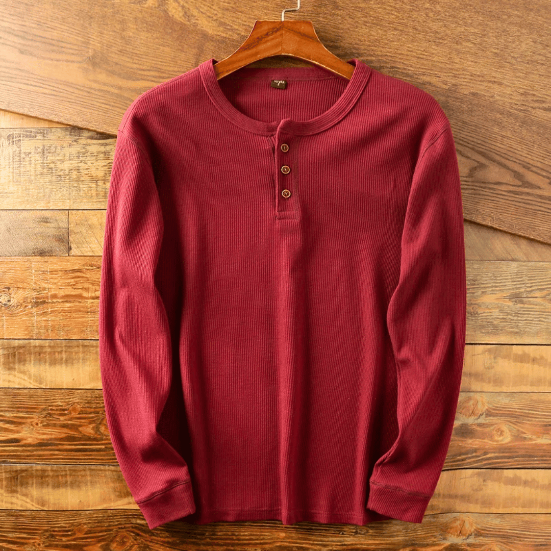 Soft Henley Neck Shirt