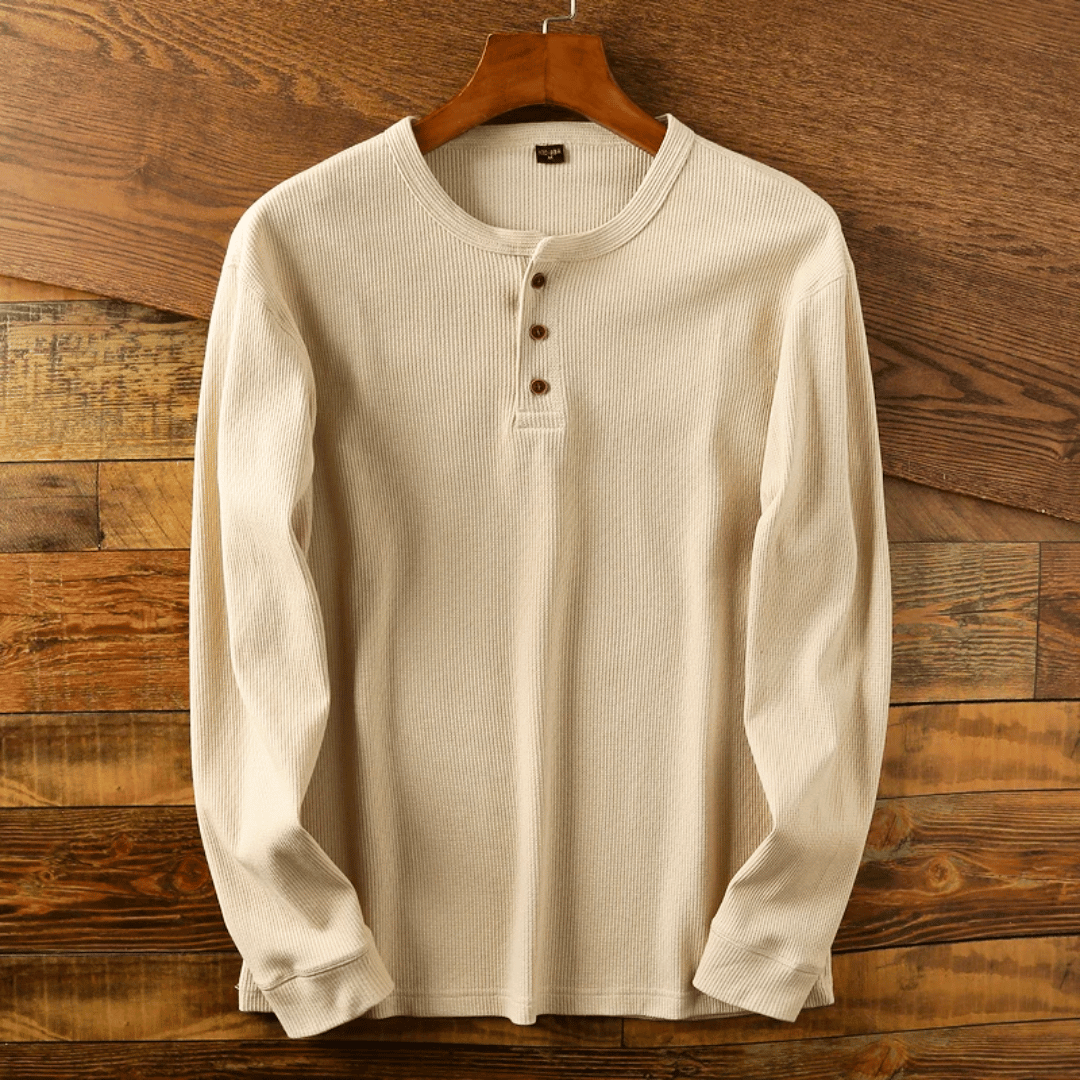 Soft Henley Neck Shirt