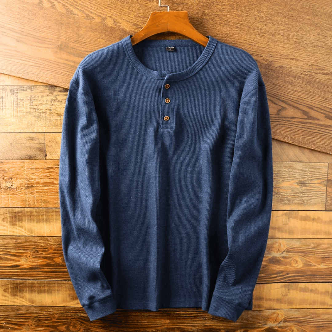Soft Henley Neck Shirt