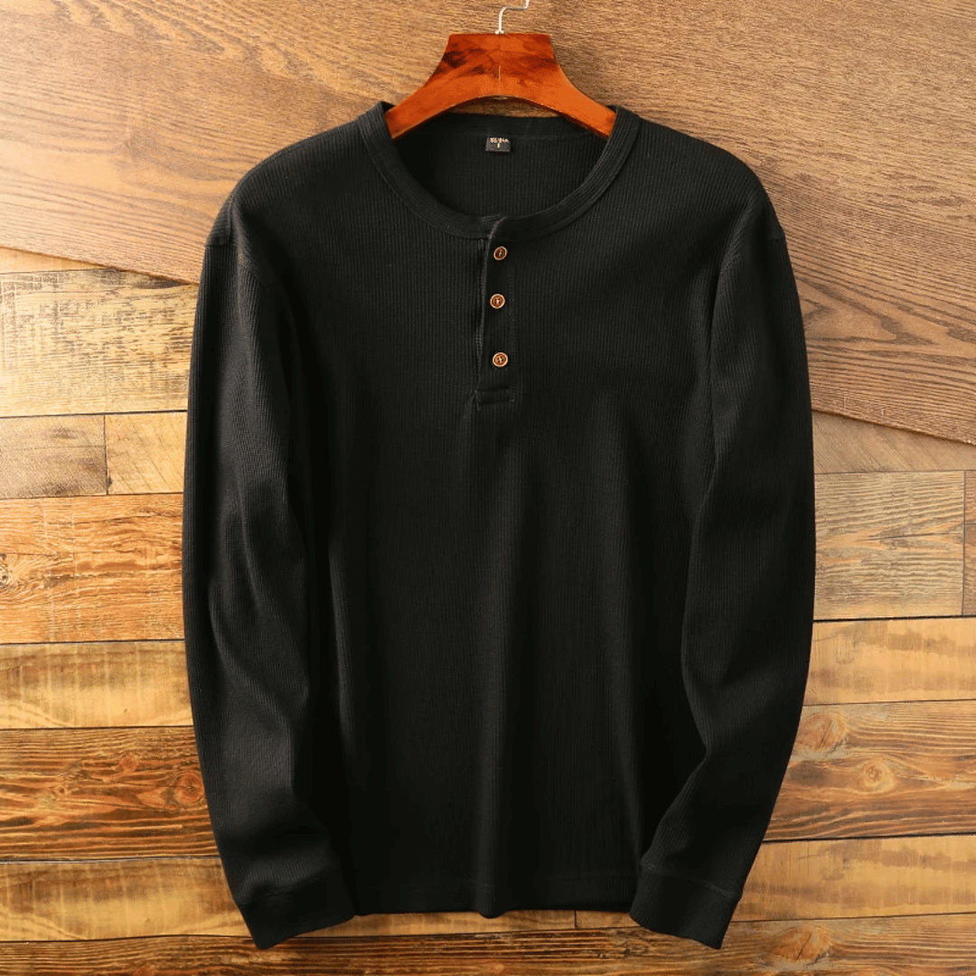 Soft Henley Neck Shirt