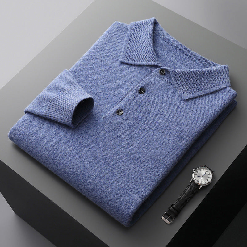 Soft Long Sleeve Polo Shirt