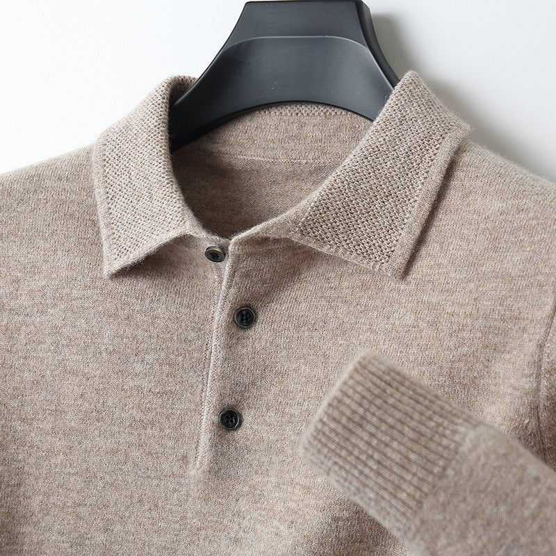 Soft Long Sleeve Polo Shirt