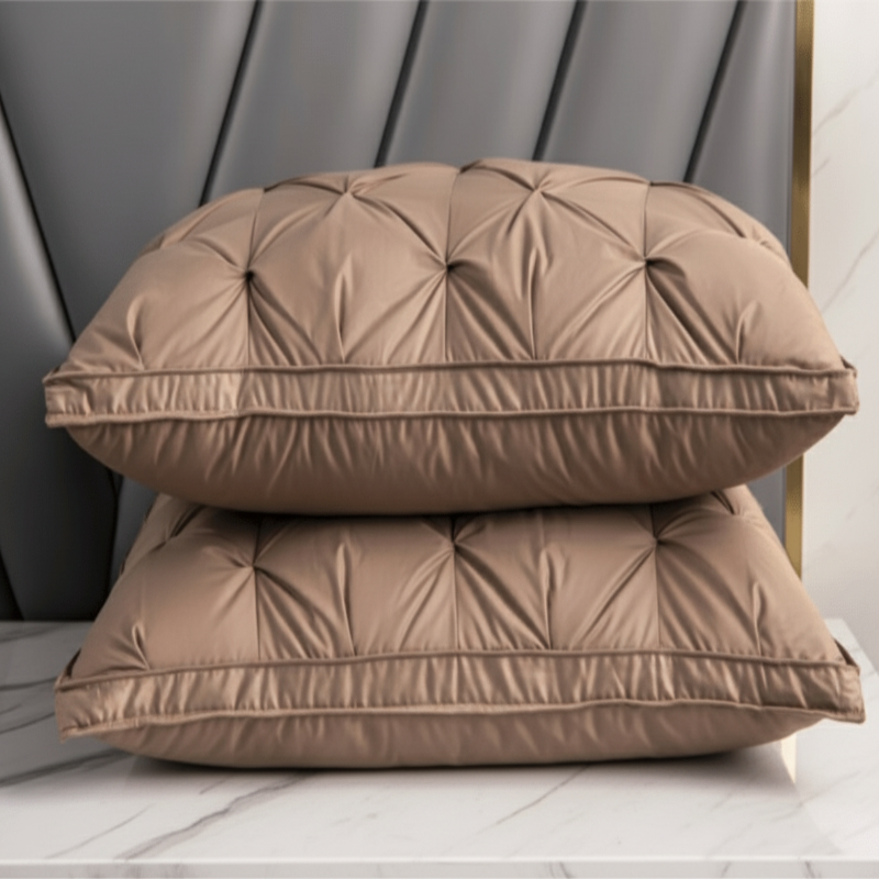Soft Sleeping Pillow with Goose Down – Hypoallergenic, Breathable and Comfortable for Sleep