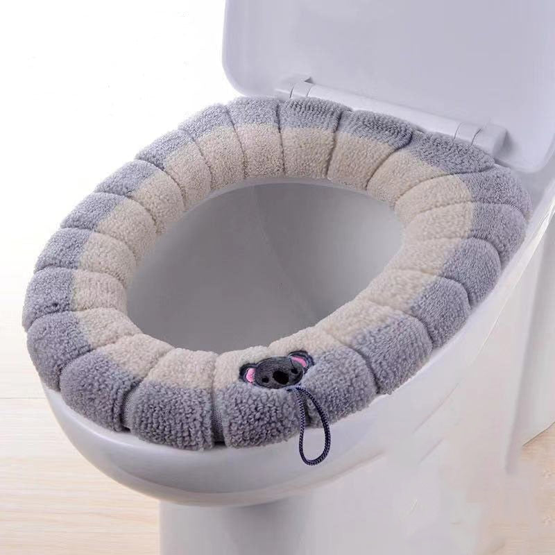 Soft Universal Toilet Seat Cover with Zipper & Handle
