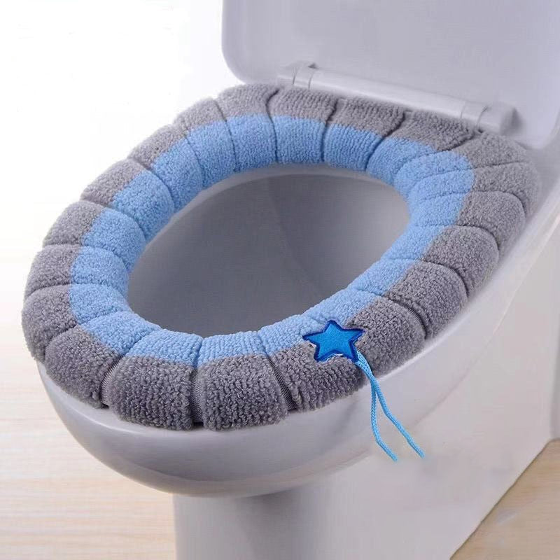 Soft Universal Toilet Seat Cover with Zipper & Handle
