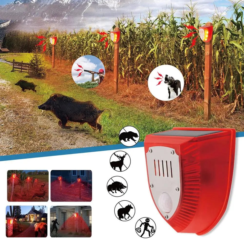 Solar Animal Repellent - Motion Detector - Outdoor Security