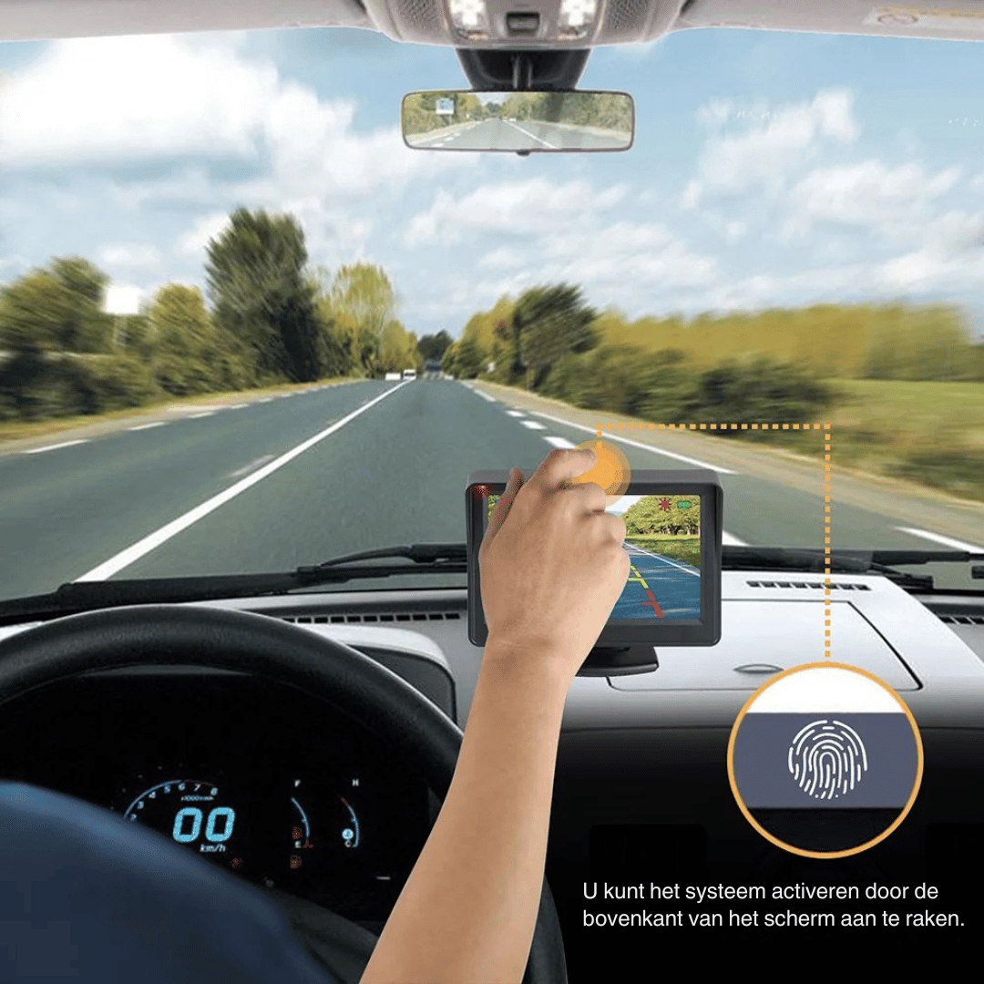 Solar-Powered HD Rearview Camera - Wireless - IP67
