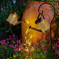 Solar Powered Watering Can LED Light for the Garden