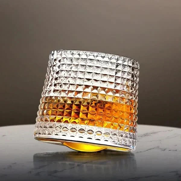 Spinning Japanese Edo Whiskey Glass Set