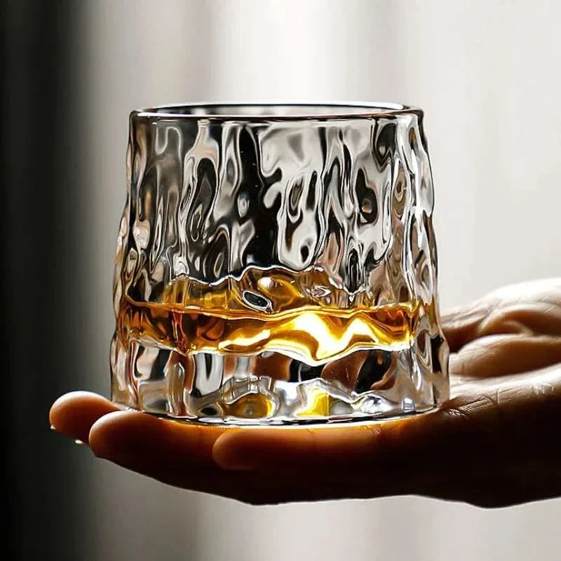 Spinning Japanese Edo Whiskey Glass Set