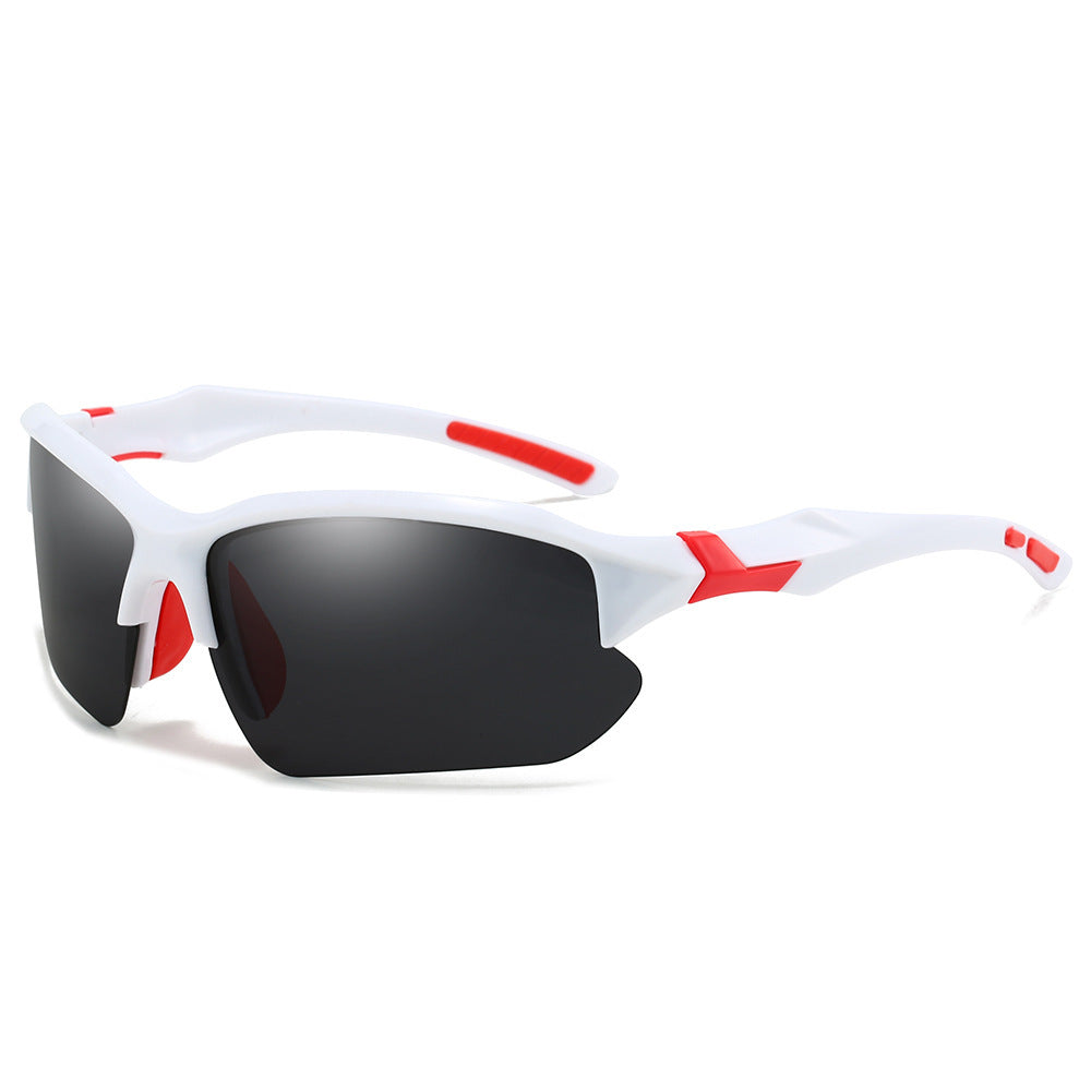 Sport Sunglasses for Men with Red Accents