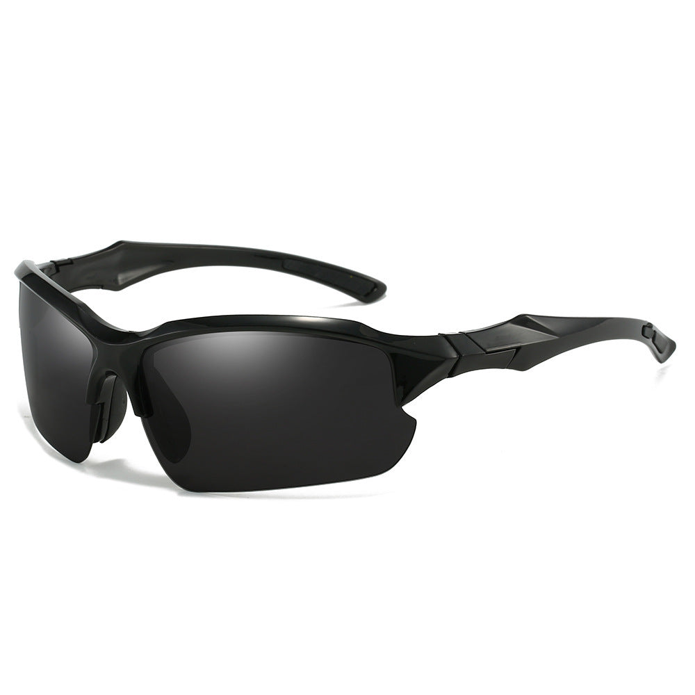 Sport Sunglasses for Men with Red Accents