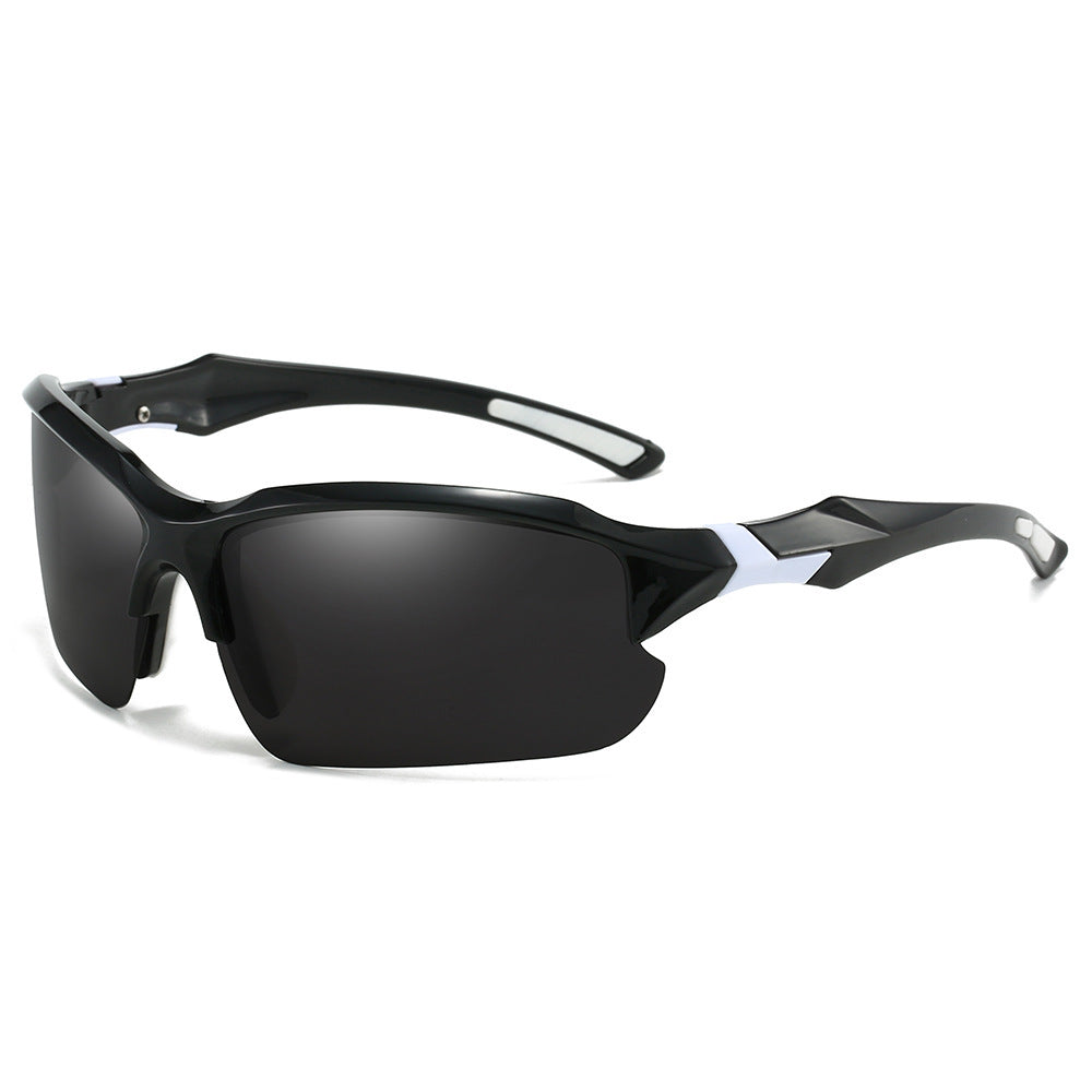Sport Sunglasses for Men with Red Accents