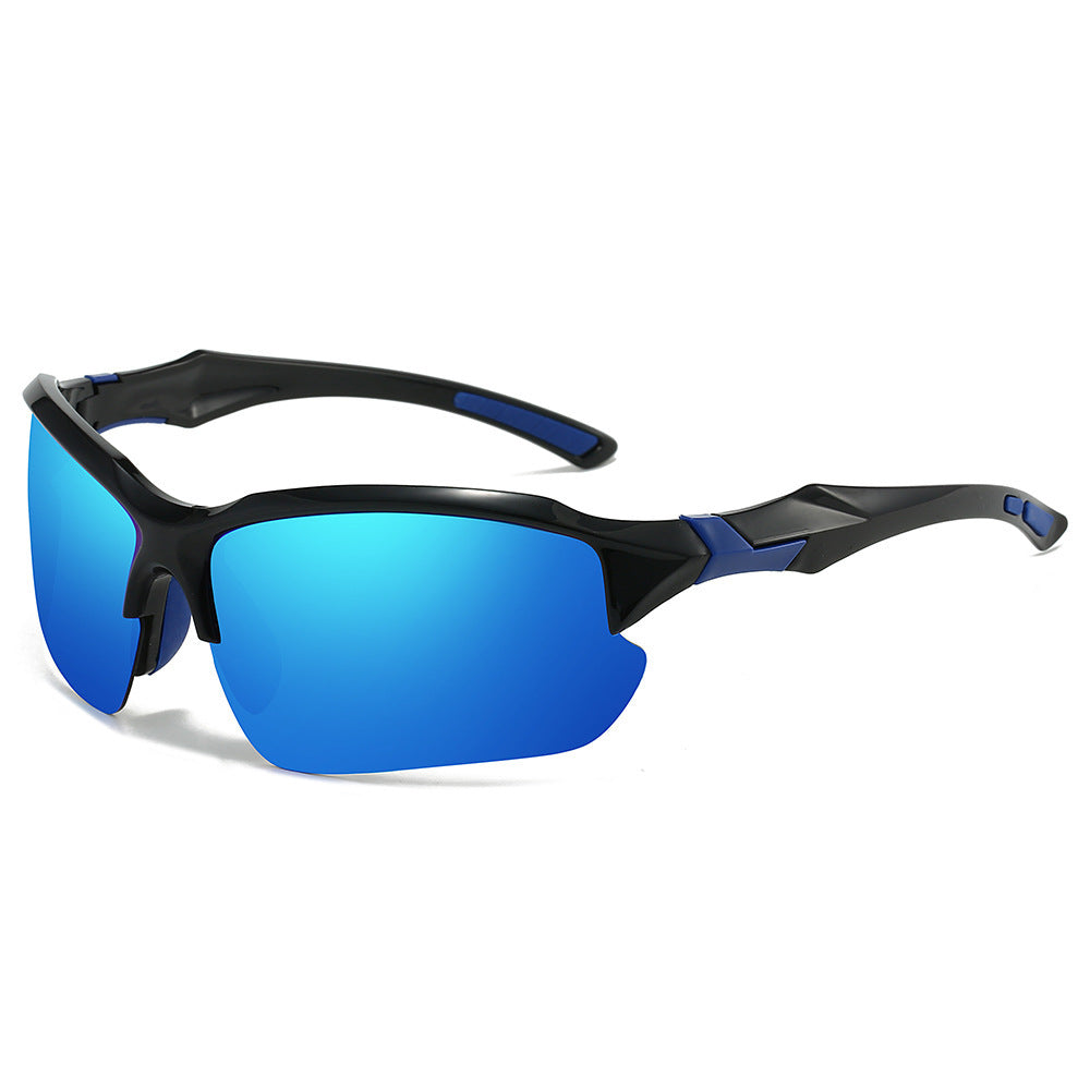Sport Sunglasses for Men with Red Accents
