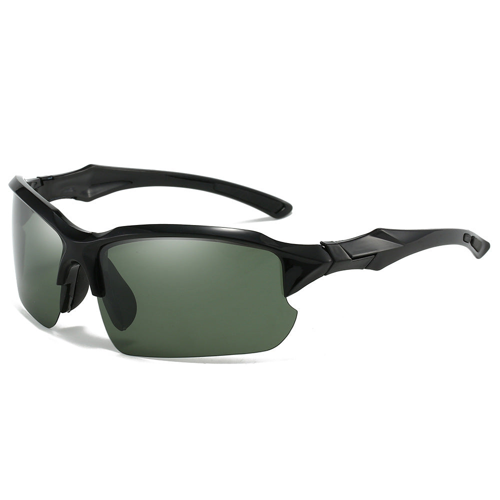 Sport Sunglasses for Men with Red Accents
