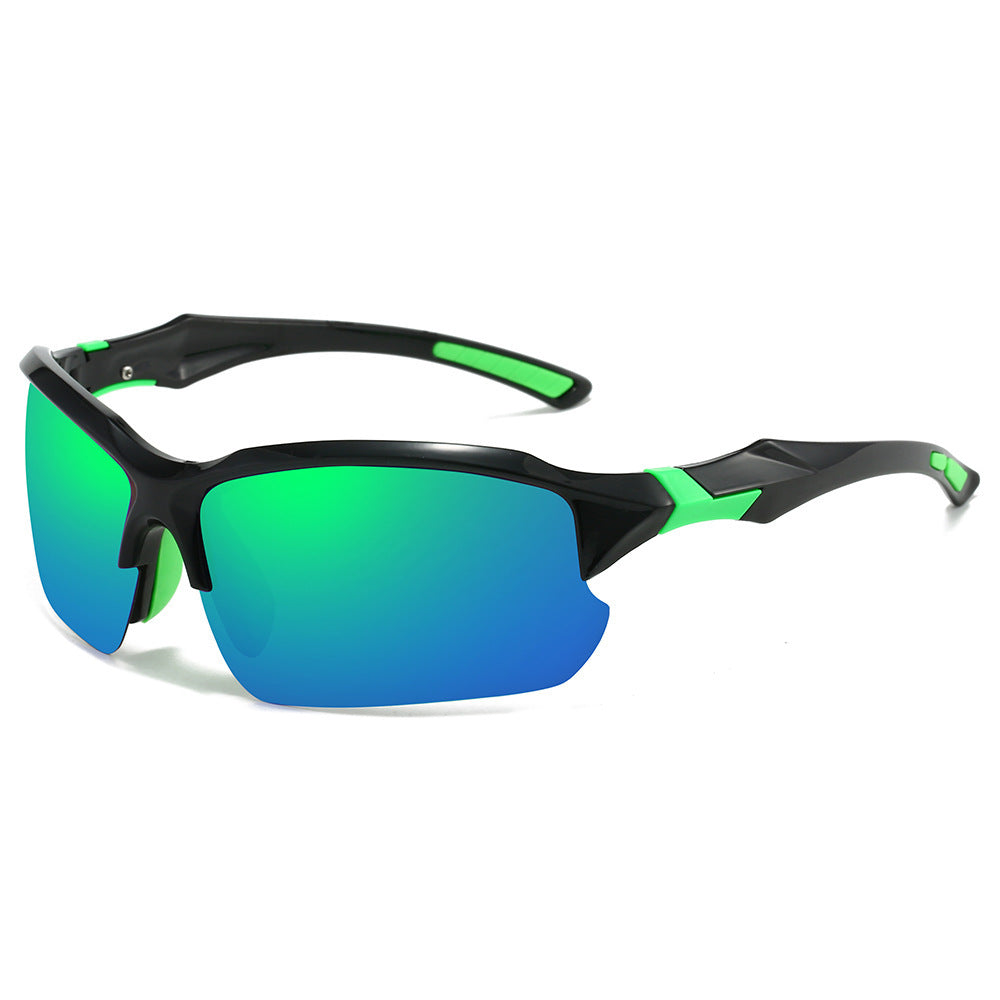 Sport Sunglasses for Men with Red Accents