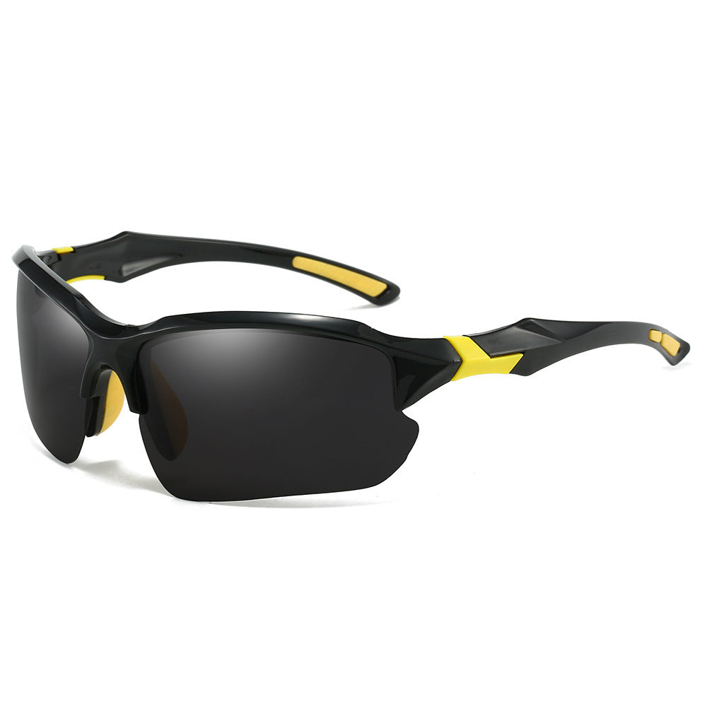 Sport Sunglasses for Men with Red Accents