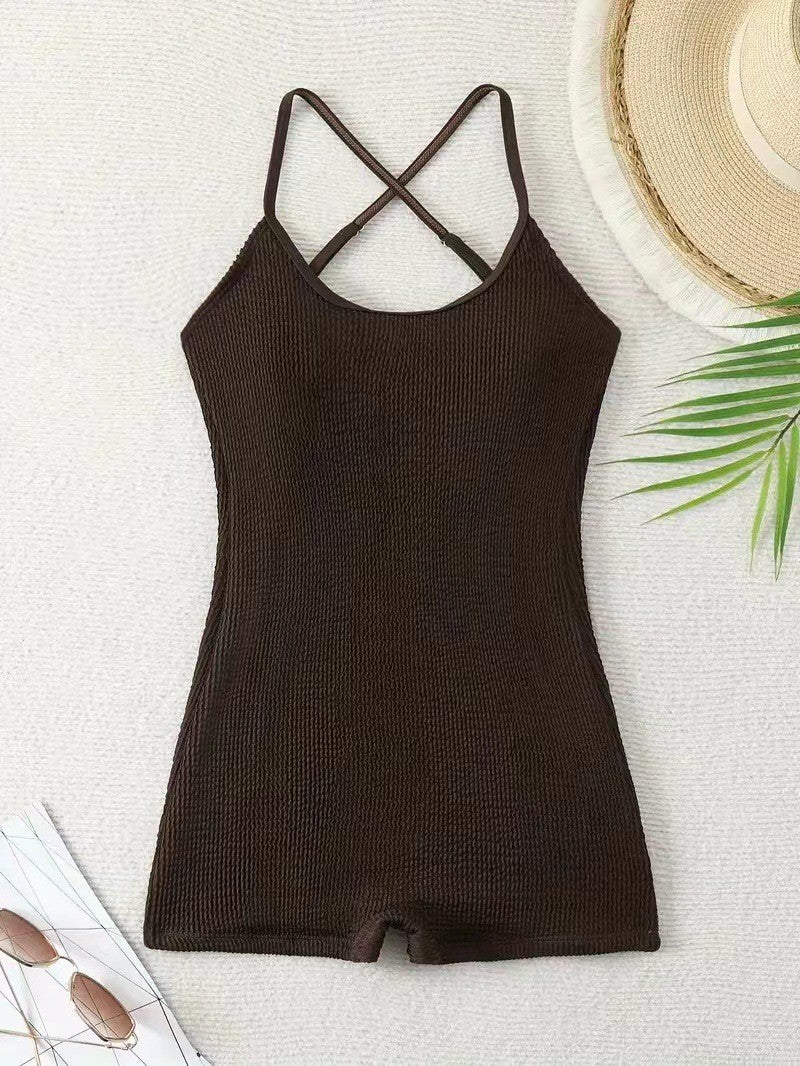 Sporty one-piece swimsuit for women with a stylish design and a comfortable fit