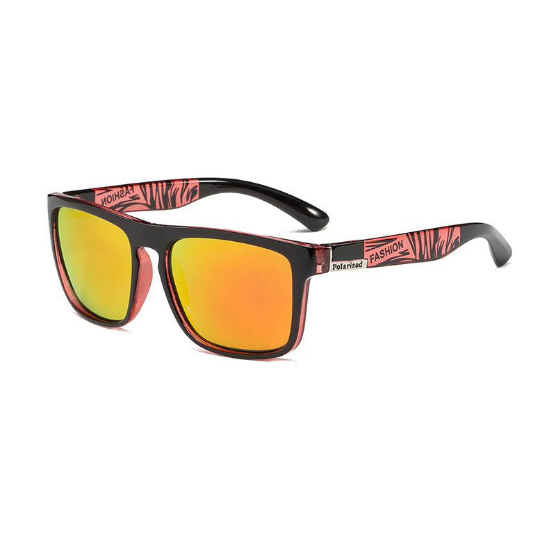 Square Frame Polarised Sports Sunglasses