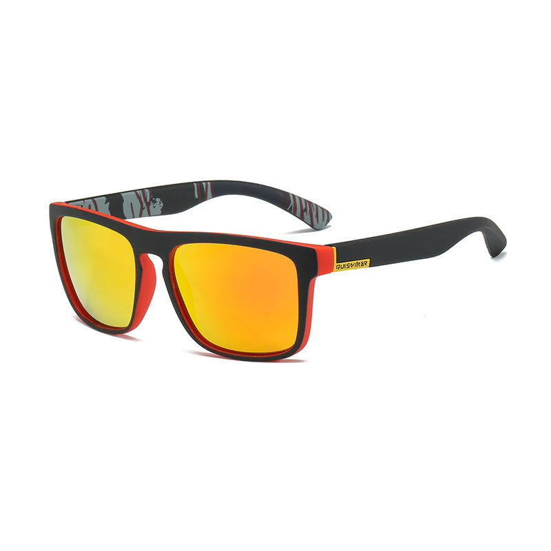 Square Frame Polarised Sports Sunglasses