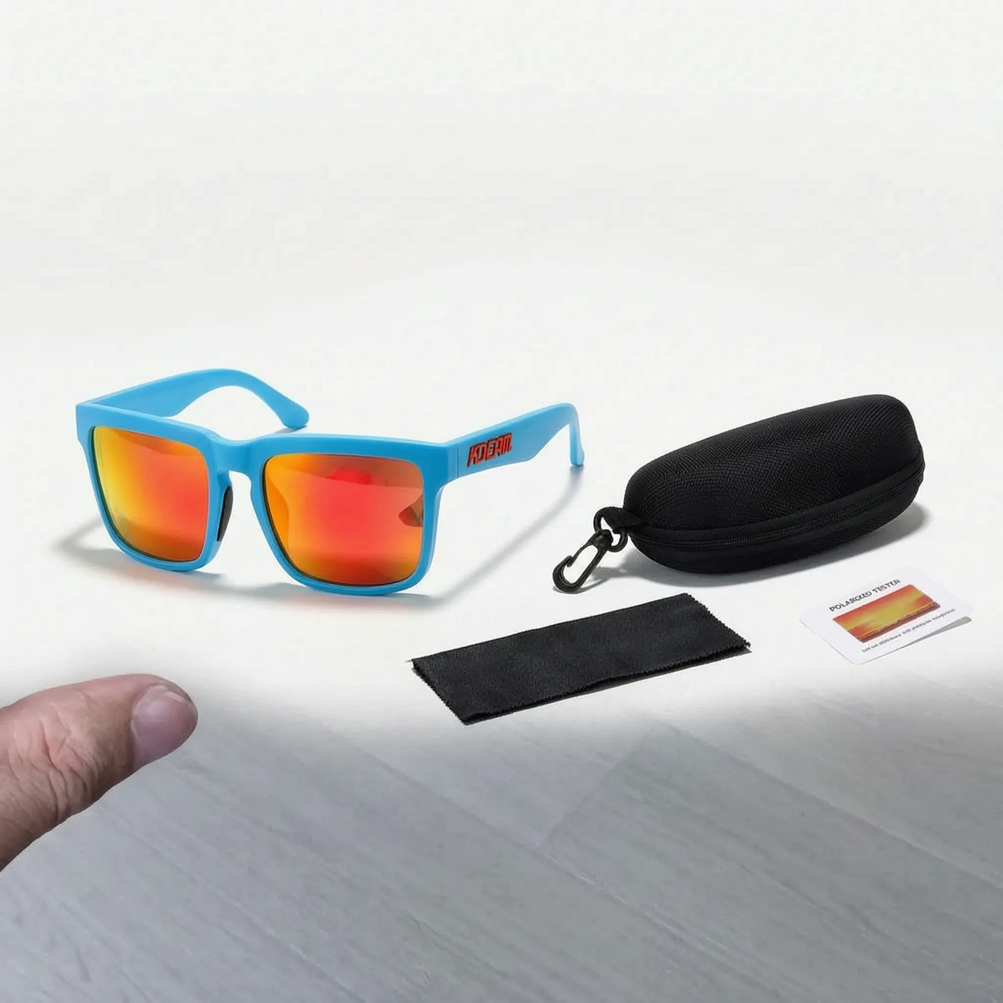 Square Frame Polarized Sunglasses