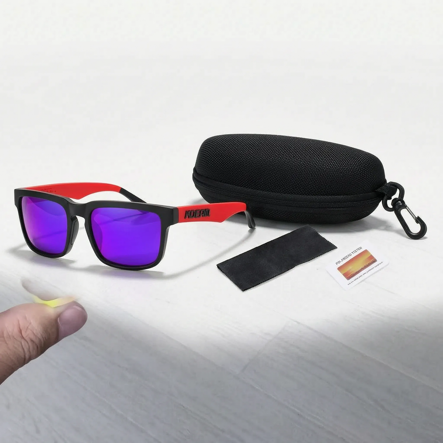 Square Frame Polarized Sunglasses