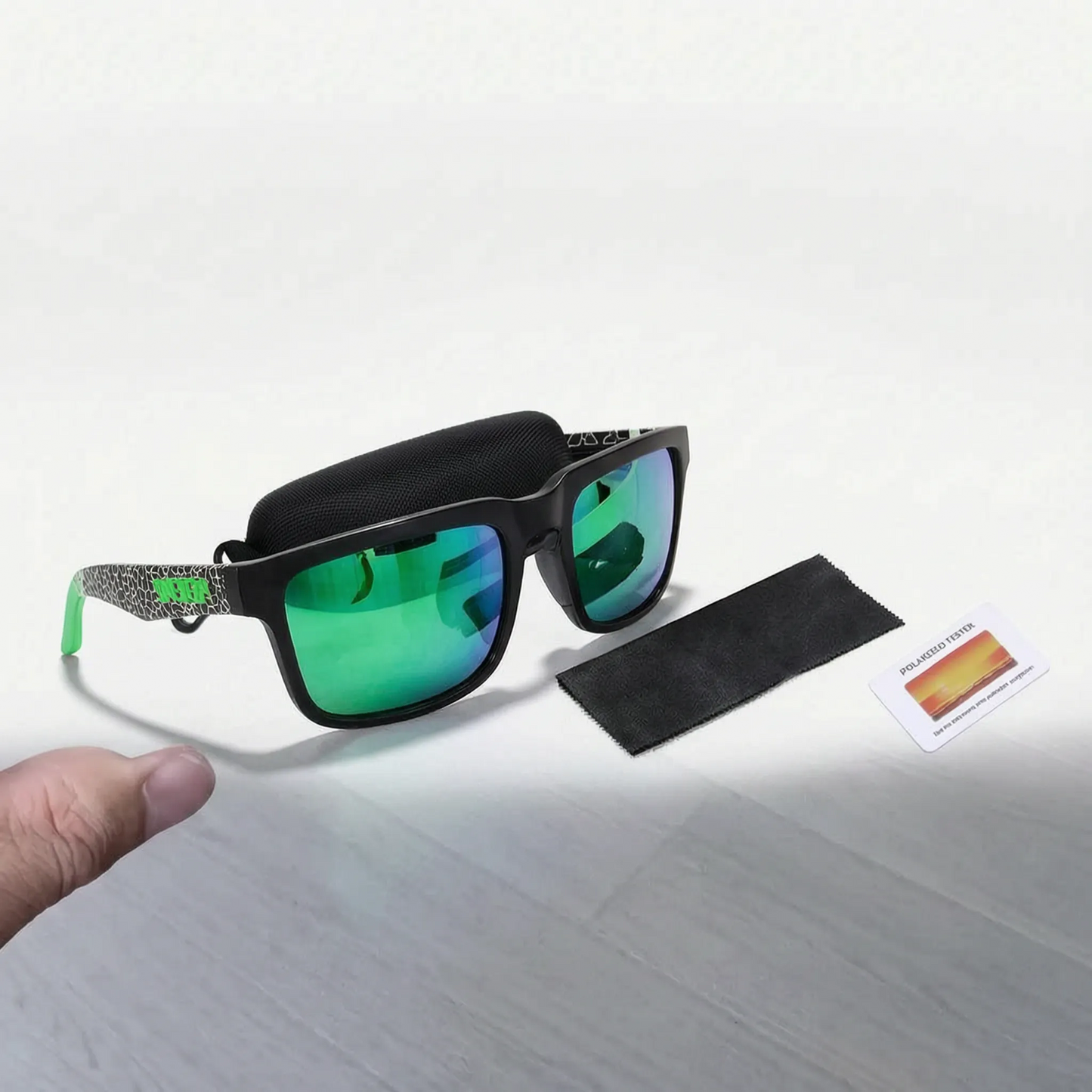 Square Frame Polarized Sunglasses