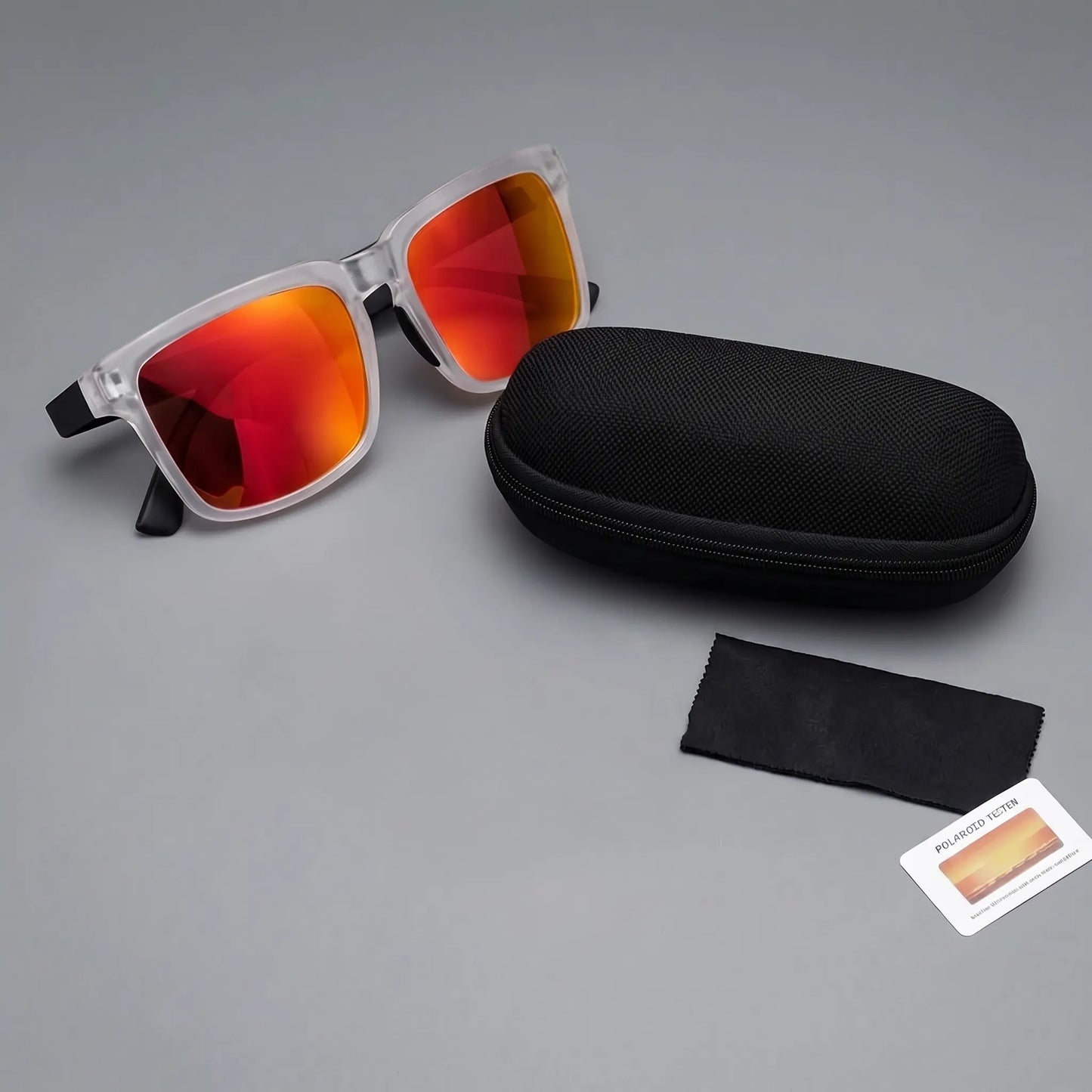 Square Frame Polarized Sunglasses