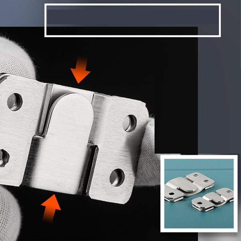 Stainless Steel Interlock Hanging Buckle Flush Mount Bracket