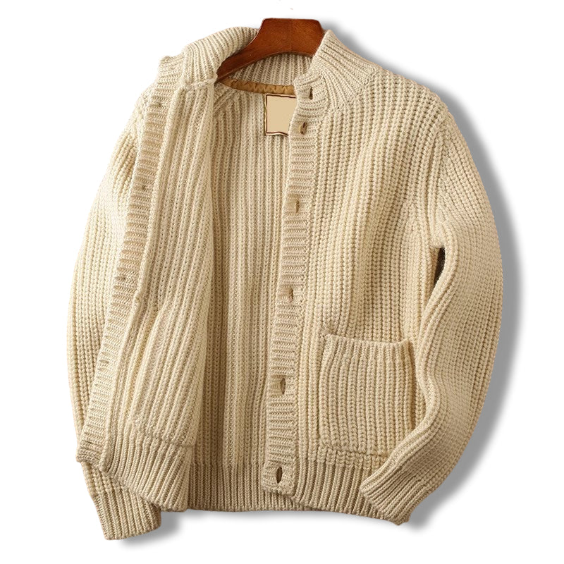 Stand Collar Cardigan