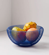 Steel Mesh Fruit Basket with Ventilation for Fresh Storage
